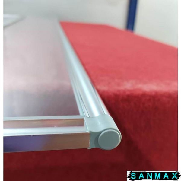 Шторки скляні на ванну складні Koer SR BS07-80x140-TR-01 прозоре скло Easy Clean 4мм, хром (KR5948) KR5948 фото