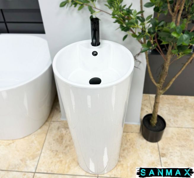 Умивальник (раковина) VBI BOLONIA WHITE підлоговий VBI-019000 фото