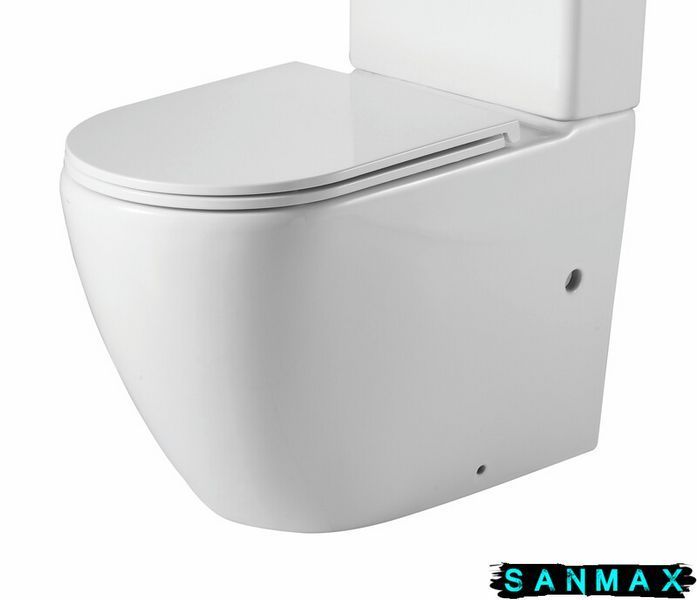 Чаша унітазу-компакту Mixxus Premium Ellipse-0402-T1 Bowl 660х390х855 Tornado 1.0 без сидіння (MI8347) MI8347 фото