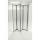 Шторки скляні на ванну складні Koer SR BS07-80x140-TR-01 прозоре скло Easy Clean 4мм, хром (KR5948) KR5948 фото 4