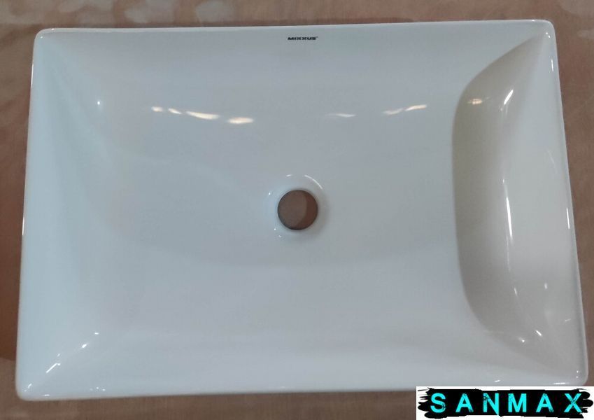 Раковина накладна Mixxus Premium Quadro-0104 500х350х120mm (MP6515) MP6515 фото