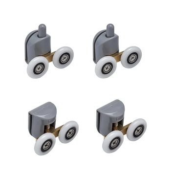 Комплект роликів для кабіни Mixxus Rollers SCP04-2x2 Графіт подвійні 2 вер.+2 ниж. Сірий (MI8164) MI8164 фото
