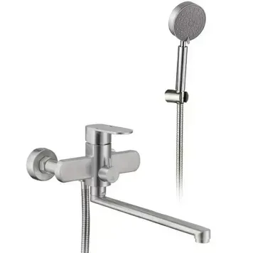 Змішувач для ванни Mixxus Ava-006 Нерж (SS0037) SS0037 фото