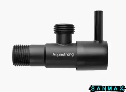 Кран приладовий Aquastrong D7 M1/2 х M3/4 Нерж (D717) D717 фото