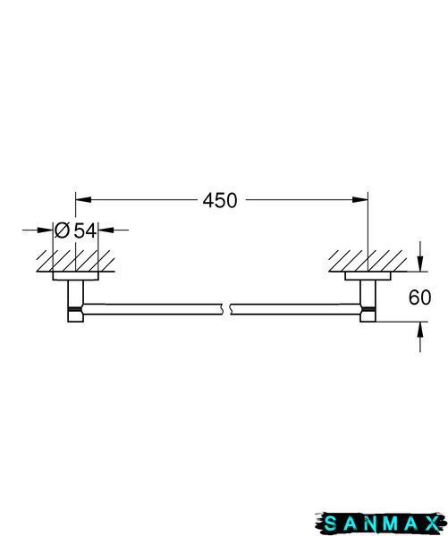 Тримач для рушників Grohe Essentials New (40688001) 40688001 фото