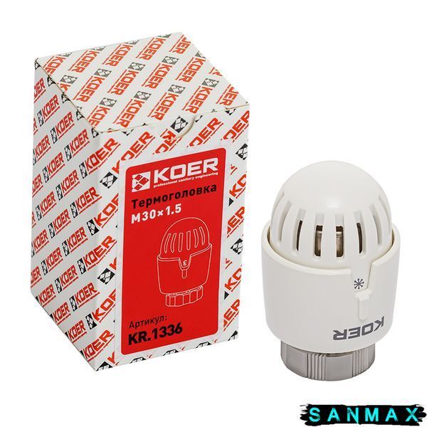 Термоголовка M30x1.5 Koer KR.1336 (KR3061) KR3061 фото