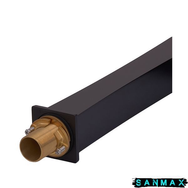 Змішувач для умивальника високий водоспад, чорний Koer KB-15007-05 (KR3449) KR3449 фото