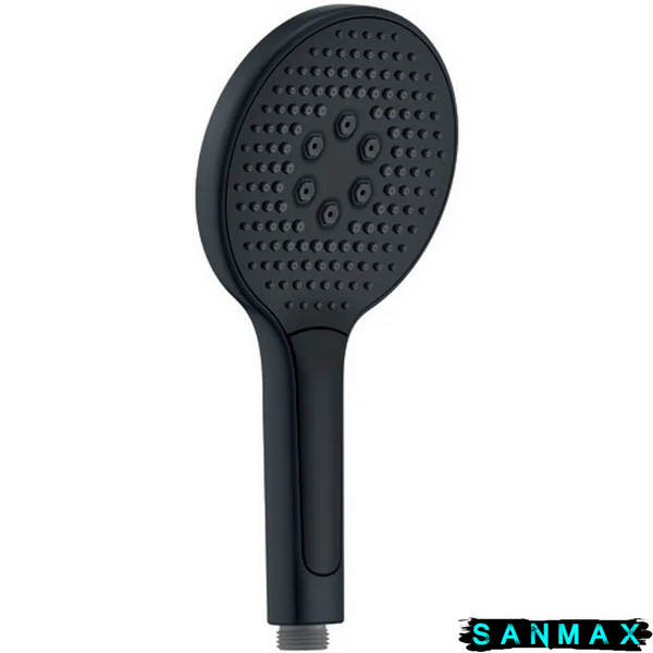 Лійка ручна для душу Koer KP-0401-05 (3 режими) Чорна (KR4981) KR4981 фото
