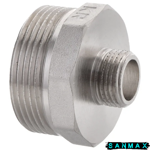 Ніпель нікельований 1/2x1 1/2 Koer KF.N0616 (KF0040) KF0040 фото