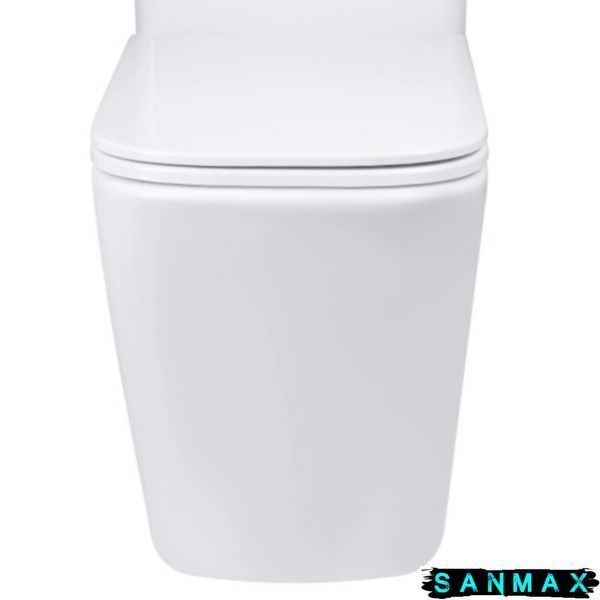 Чаша унітазу-компакту Mixxus Premium Quadro-0401-R Bowl 610х365х825 Rimless без сидіння (MI8339) MI8339 фото