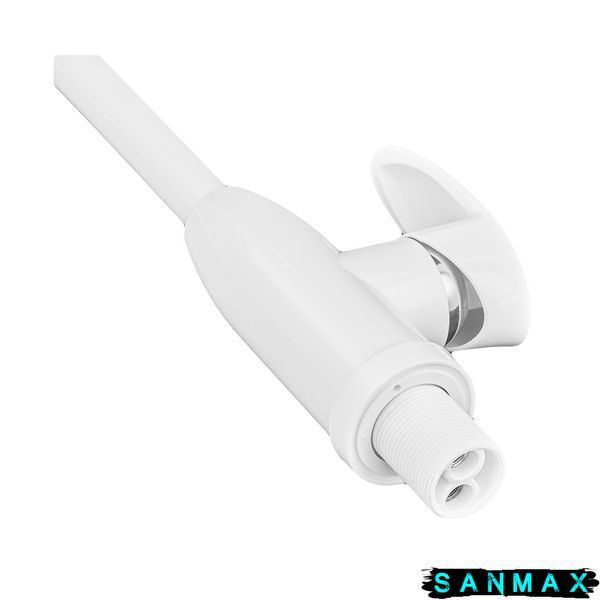 Змішувач для кухні Plamix Cezar-011-B Set Білий (з підведенням) (PM0667) PM0667 фото