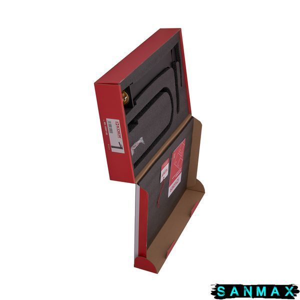 Змішувач для умивальника високий водоспад, чорний Koer KB-15007-05 (KR3449) KR3449 фото