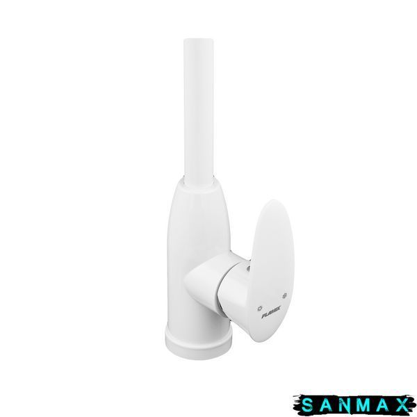 Змішувач для кухні Plamix Cezar-011-B Set Білий (з підведенням) (PM0667) PM0667 фото