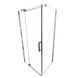 Душова кабіна без піддону Koer SR SC02-100x80x200-TR-01 прозоре скло Easy Clean 8мм, хром (KR5355) KR5355 фото 4