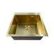 Кухонна інтегрована мийка Mixxus MH5050 Micro Decor Brushed Gold (3.0/0.8) Нерж Матове Золото (MI8214) MI8214 фото 3