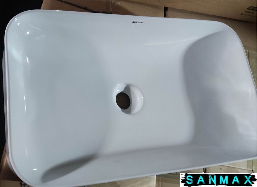 Раковина накладна Mixxus Premium Quadro-0106 600х355х130mm (MP6523) MP6523 фото