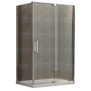 Душова кабіна без піддону Koer SR SC02-120x90x200-TR-01 прозоре скло Easy Clean 8мм, хром (KR5354) KR5354 фото