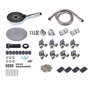 Комплект фурнитури для душового боксу Mixxus Strong SCP01-SET Хром (MI8162) MI8162 фото