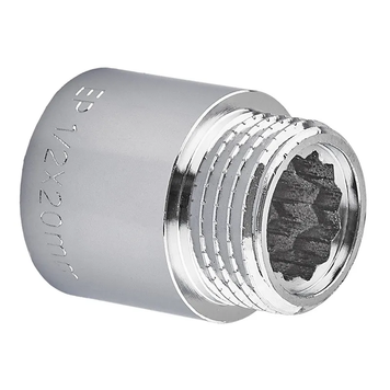 Подовжувач Europroduct EP.E020.Chr - 1/2"MF-20мм хром (EP6123) EP6123 фото