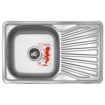 Мийка кухонна Zerix Z7848-08-180MD (micro decor) (ZS0574) ZS0574 фото