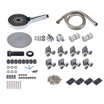 Комплект фурнитури для душового боксу Mixxus Strong SCP01-SET Хром (MI8162) MI8162 фото