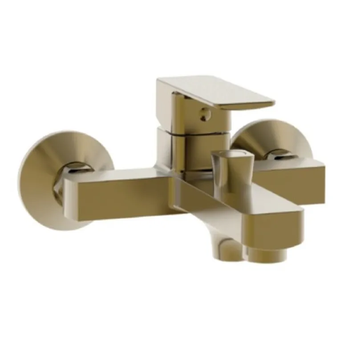 Змішувач для ванни Haiba Kubus 009 Euro Brushed Gold (HB9628) HB9628 фото