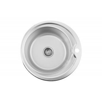 Kroner KRP Dekor-510 CV022767 - Кухонна врізна мийка з нержавіючої сталі 0,6 мм - 180 (10) CV022767 фото