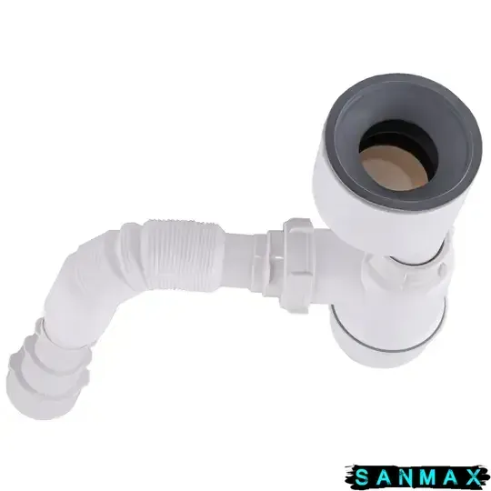 Сифон для пісуара з манжетом 1.1/4 D50, з гнучкою трубою 40/50 Waterstal (P31009) P31009 фото