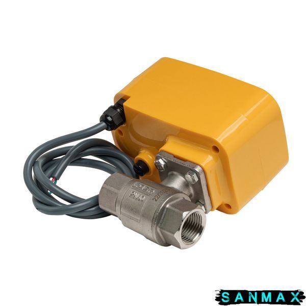 Кран 1/2" з електроприводом Koer KR.S1502-3 12В SUS (KR5568) KR5568 фото