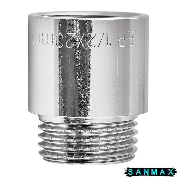 Подовжувач Europroduct EP.E020.Chr - 1/2"MF-20мм хром (EP6123) EP6123 фото