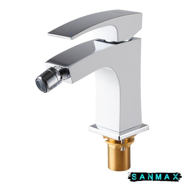 Змішувач для біде Koer KB-20007-04 Хром Білий (KR5158) KR5158 фото