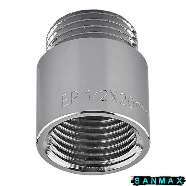 Подовжувач Europroduct EP.E020.Chr - 1/2"MF-20мм хром (EP6123) EP6123 фото