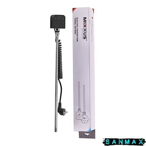 Тен електричний Mixxus Tен-0203 Чорний для сушарок рушників 300W Чорний (MI6631) MI6631 фото