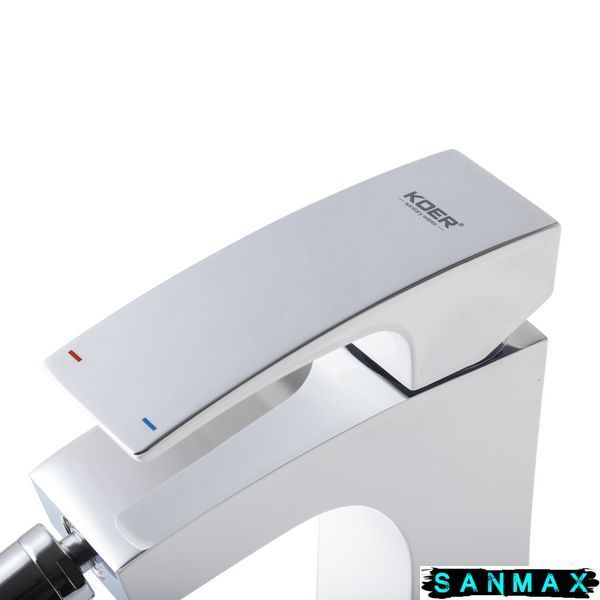 Змішувач для біде Koer KB-20007-04 Хром Білий (KR5158) KR5158 фото