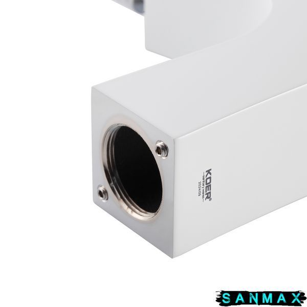 Змішувач для біде Koer KB-20007-04 Хром Білий (KR5158) KR5158 фото