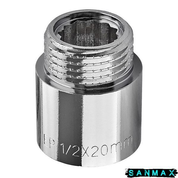 Подовжувач Europroduct EP.E020.Chr - 1/2"MF-20мм хром (EP6123) EP6123 фото