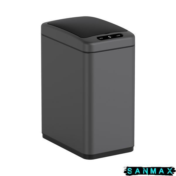Відро для сміття сенсорне прямокутне Koer TC-020408-07 8 л колір графіт (KR5590) KR5590 фото