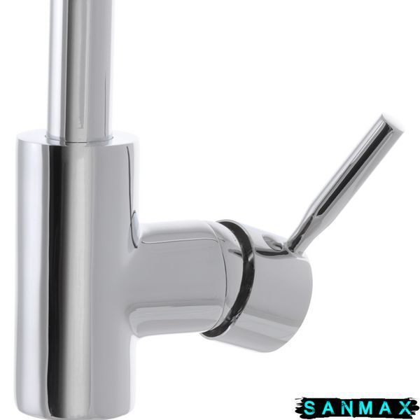 Змішувач для кухні на шпильці Haiba Hans 011-G Хром (HB0785) HB0785 фото