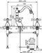 Змішувач Emmevi Deco old для біде хром 3 отв CR12644 CR12644 фото 2