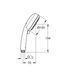 Лійка ручна для душу 2 режими струменю Grohe New Tempesta Cosmopolitan (27571002) 27571002 фото 4