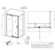 Душова кабіна без піддону Koer SR SC02-120x90x200-TR-01 прозоре скло Easy Clean 8мм, хром (KR5354) KR5354 фото 2