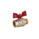 Кран кульовий 3/4 БГШ Вода Koer KR.218 Червоний метелик (KR0043) KR0043 фото 3