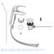 Змішувач для умивальника M-розміру Grohe Eurosmart (23322001) 23322001 фото 5