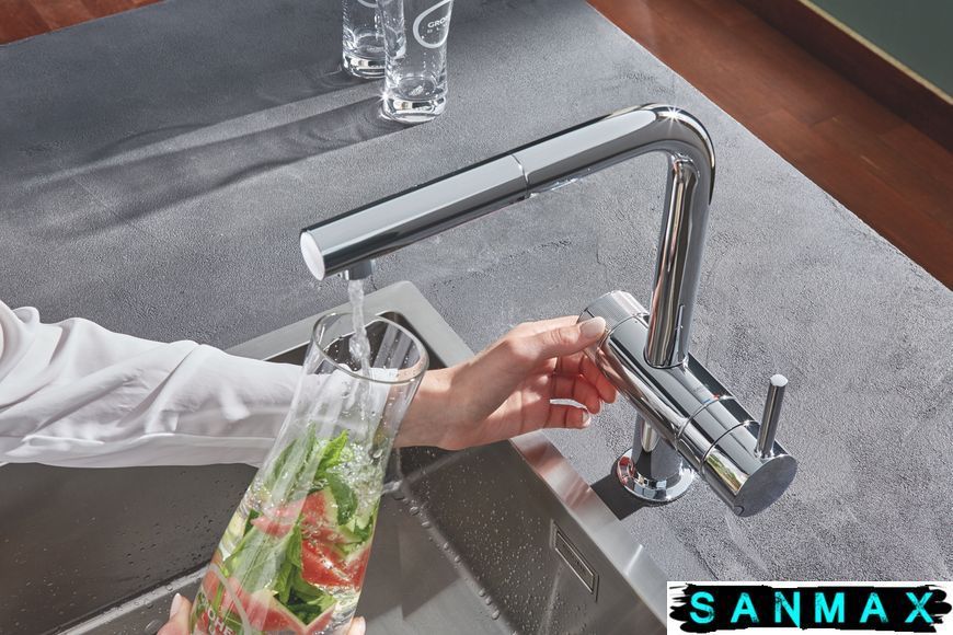 Змішувач для кухні з підключенням до фільтру Grohe Blue Pure (31721000) 31721000 фото
