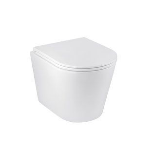 Унітаз підвісний Kroner Armada WHI513636 RIMLESS безобідковий з сидінням Soft-close CV029610 фото
