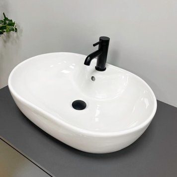 Умивальник накладний Vbi Liscia Білий VBI-015505 фото