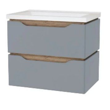 Сакраменто Тумба підвісна з ум. Глорія 80 2ш (сіра) 5659 фото