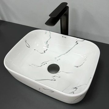 Умивальник накладний Vbi Palermo S Marmo Глянець VBI-012305 фото