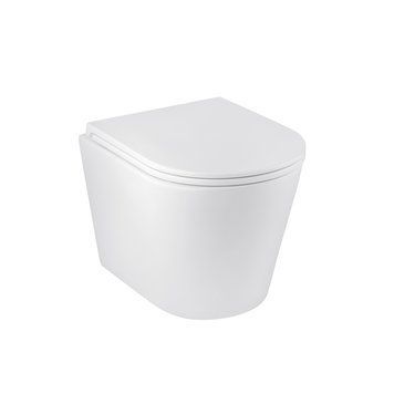 Унітаз підвісний Kroner Armada WHI513636 RIMLESS безобідковий з сидінням Soft-close CV029610 фото