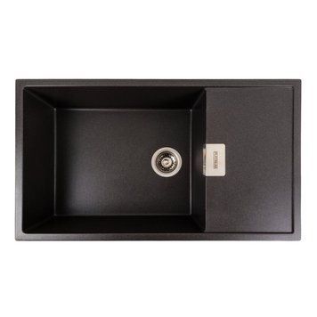 Гранітна мийка для кухні Platinum 8650 Diamond матовий Моріон SP000040864 фото